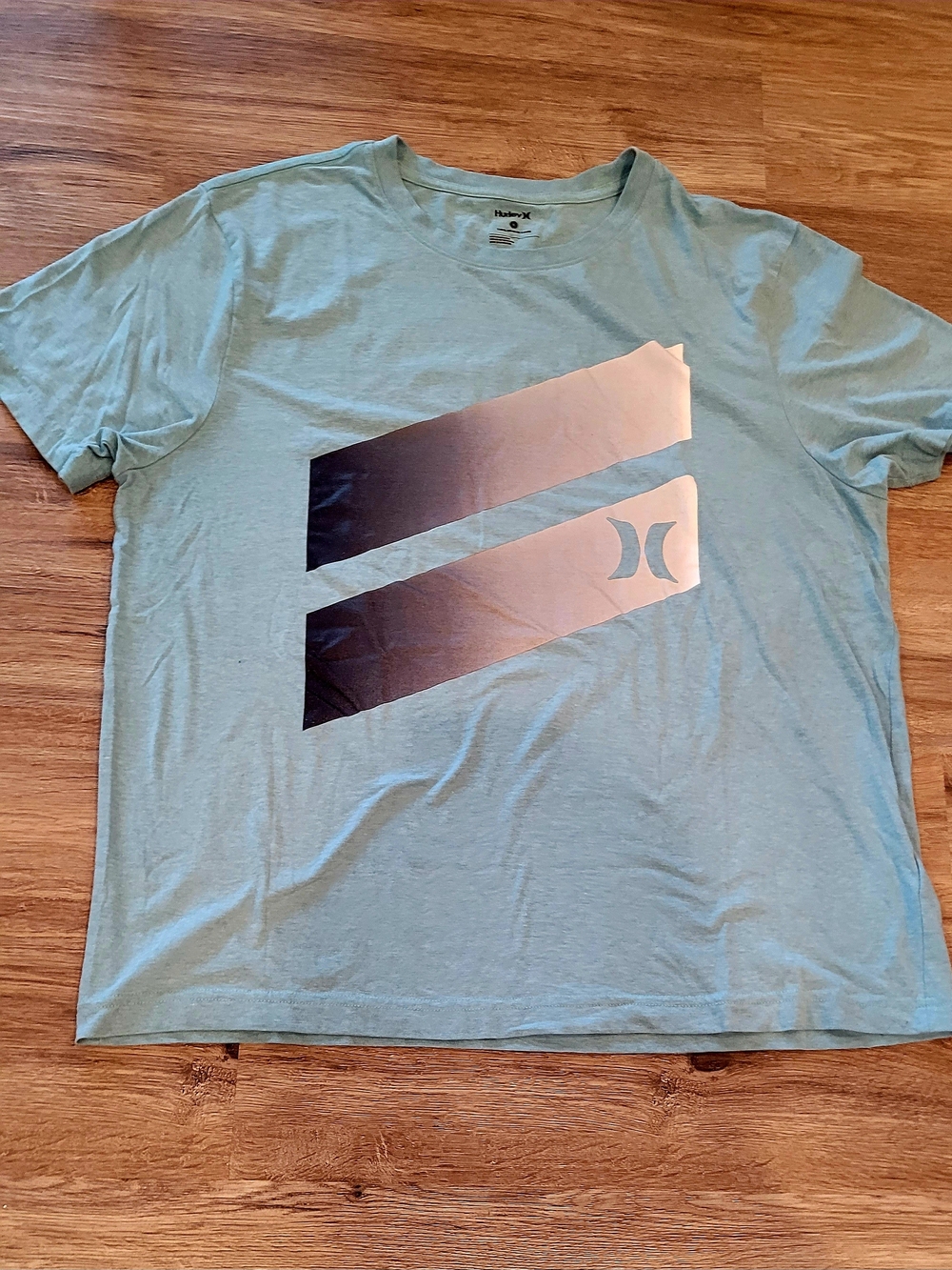 Hurley Men's Seafoam Graphic Short Sleeve Tee